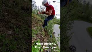 Top rope solo with Edelrid Pinch amp Micro Traxion on small «wall» [upl. by Bart]