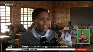 Limpopo teacher has been honoured [upl. by Ahsekad405]