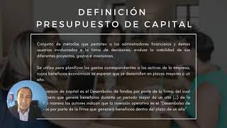 VIDEO PRESENTACIÓN → TÉCNICAS DE PRESUPUESTO DE CAPITAL [upl. by Finny]