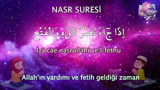 En kolay yöntem ile NASR suresi okunuşu ezberle anlamı dinle 3 tekrar başa dönmeli iza cae [upl. by Khanna]