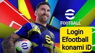 How To login Efootball konami iD  Very Easy   Change YOUR Country [upl. by Harmon]