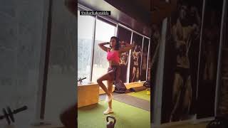 Niharika Konidela Early Morning Scenario of Workouts in Gym Latest Video [upl. by Gaskins]