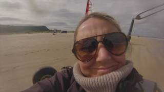 Blokart Benone Beach Ireland [upl. by Philemol]