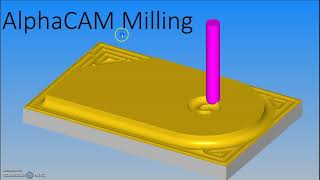 ALPHACAM Part Simulation [upl. by Eceinahs534]