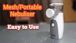 mesh nebulizerportable nebulizersmall nebulizerrechargeable nebulizernebulizer for kids [upl. by Sutherlan]