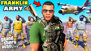 Franklin Become Army Commander To Save The World In GTA 5  SHINCHAN and CHOP [upl. by Annabel]