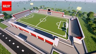 Football stadium in minecraft  Tutorial⚽ [upl. by Imelida]