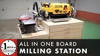 Jointer amp Planer Stand with Dust Collection [upl. by Art]