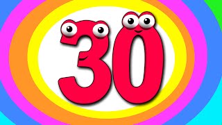 “Counting to 30” Numbers 123s amp More  Learn to Count Number Song amp Nursery Rhymes for Children [upl. by Gotcher]