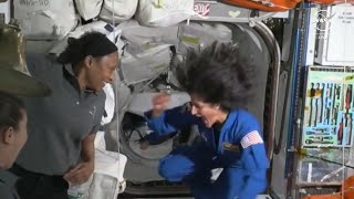 Boeing Starliner crew enters space station after docking [upl. by Coridon]