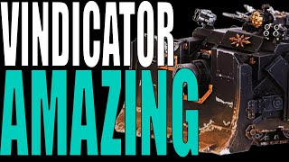 Chaos Vindicator Is Amazing In Codex Chaos Space Marines  warhammer 40k unit review [upl. by Rudelson]