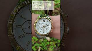 Michael Kors Lexington Chronograph Watch  MK8344  Michael Kors Dual Tone Watch watches [upl. by Arytahs]