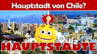 🏟️ Kennst du alle Hauptstädte  Geo Allgemeinwissen Test 🏣 [upl. by Fauman583]