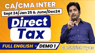 DEMO 1  INTRO amp IFOS 1 CACMA INTER SEP24JAN25 amp DEC24 DIRECT TAXENGLISH REG CA SHIRISH VYAS [upl. by Noivax823]