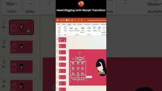 PowerPoint Animation Tutorial Creating Interactive Character Poses using Morph [upl. by Thgiwed]