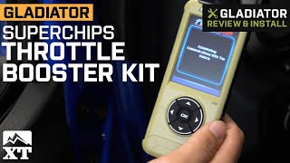 Jeep Gladiator JT Superchips Flashcal and AmpD 20 Throttle Booster Kit Review amp Install [upl. by Aidan352]