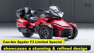 2023 Can Am Spyder F3 Limited Special Series showcases a stunning and refined design [upl. by Sidalg]