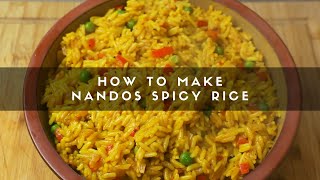 How to Make Nandos Spicy Rice [upl. by Ahsikram864]