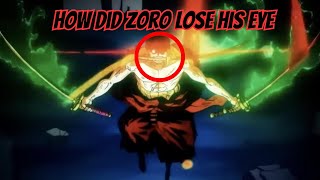 How Zoro Lost His Eye [upl. by Yeo336]