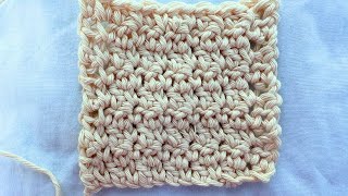 How to Crumpled Griddle stitch crochet tutorial [upl. by Giacobo686]