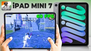 iPad mini 7 BGMI Test Review After 20 Days with FPS 🔥 [upl. by Haymo803]