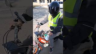 Motociclista viaja con una Zanella 50 cc  Morteros  Córdoba  Argentina motos zanella [upl. by Leerzej659]