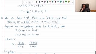 Axler Exercise 1A Problem 10 [upl. by Hephzibah]