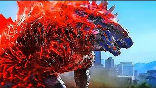 All Evolved Godzilla scenes but hes Red [upl. by Inaej598]