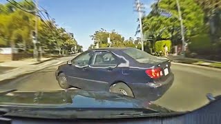 LAPD Patrol Car Collides With Civilian Vehicle During Code3 Response [upl. by Zolly]