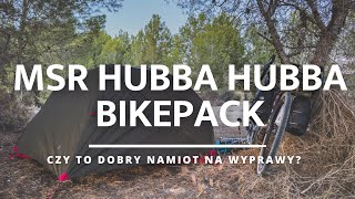 MSR Hubba Hubba BIKEPACK 1 i 2  namiot na rowerowe wyprawy [upl. by Ylrebma]