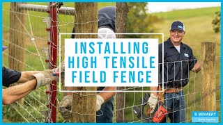 Installing High Tensile Field Fence  Dos and Donts to Proper Fence Installation [upl. by Stiruc382]