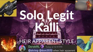 Solo Legit Kalli Heir Apparent Style  Season of the Wish [upl. by Freya]