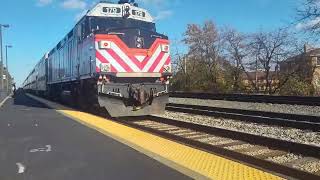 Wrightwood Railfaning on 2 Southwest service Metra trains [upl. by March701]