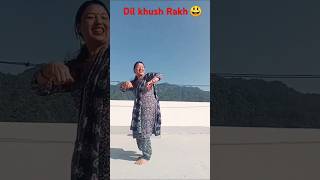 Dil khush Rakh Mitra punjabisong dance short [upl. by Kial]