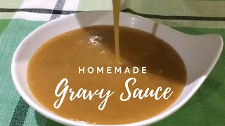 Quick Homemade Gravy Sauce l Perfect Gravy for Chicken and Mashed Potatoes [upl. by Brodsky35]