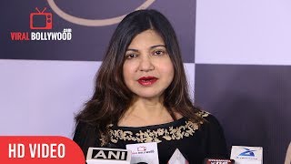 Alka Yagnik At KUBE Bar Launch  Andheris BIggest Lounge Bar [upl. by Sokin221]