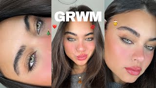 christmas day get ready with me natural glowy glam [upl. by Nnylaehs]