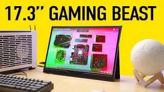 BEST PORTABLE Gaming Monitor 2023  Intehill 173 240Hz [upl. by Zelde]