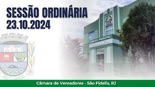 12ª Reunião da 2ª Sessão Ordinária da Câmara Municipal de São Fidélis 2024 [upl. by Atinniuq435]