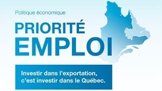 Politique économique Priorité emploi 7 octobre 2013 [upl. by Aiekram884]