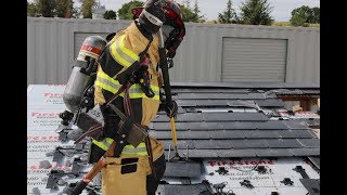 EMERGENCY RESPONSE TO THE TESLA SOLAR ROOF [upl. by Ainirtak]