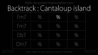 Cantaloupe Island 114bpm  Backing track [upl. by Lehcear]