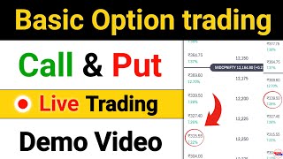 live options trading for beginners 2024  option trading kaise karte hain [upl. by Oiramej161]