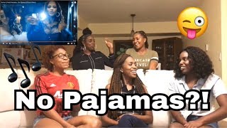 quotSin Pijamaquot Becky G and Natti Natasha Official Music Video REACTION [upl. by Netsuj]