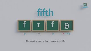 How to pronounce fifth [upl. by Haissi918]