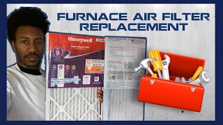 How To Replace A Furnace HVAC Air Filter Properly  Regular Home Maintenance DIY [upl. by Lepper]