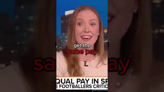 Piers Morgan BASED FEMINIST 😱 on the WAGE GAP viral shortvideo [upl. by Norrabal]