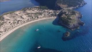 Voidokoilia and Xrisi akti beach Messinia Greece [upl. by Packer146]