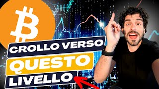 BITCOIN È NUOVA CRISI È QUESTO IL LIVELLO TARGET  News previsioni analisi ciclica Bitcoin Mondays [upl. by Westney]