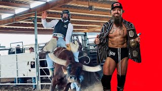 Texas Wrestler Rides Bulls [upl. by Turk265]